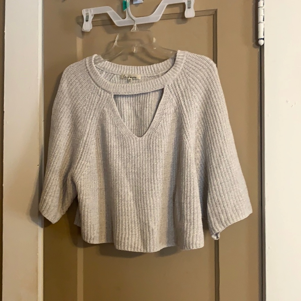 Sweater crop top
